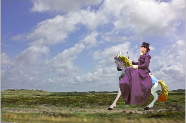 Creation of Lady style riding: Step 5